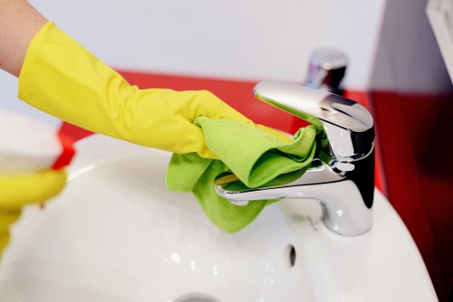 Post builders cleaning in a Paddington apartment after renovation