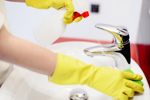 Professional cleaning of desks and shared office surfaces in Paddington