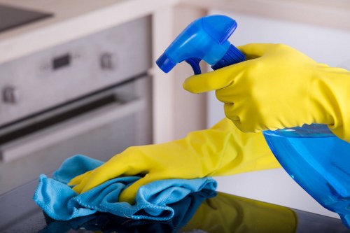 Cleaning dust and residue from a newly renovated Paddington property