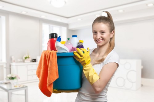 Cleaner Paddington maintaining a safe and protected cleaning environment